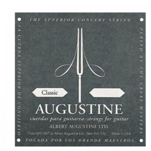 Augustine Classic Black, Low Tension, D String: Classical Guitar
